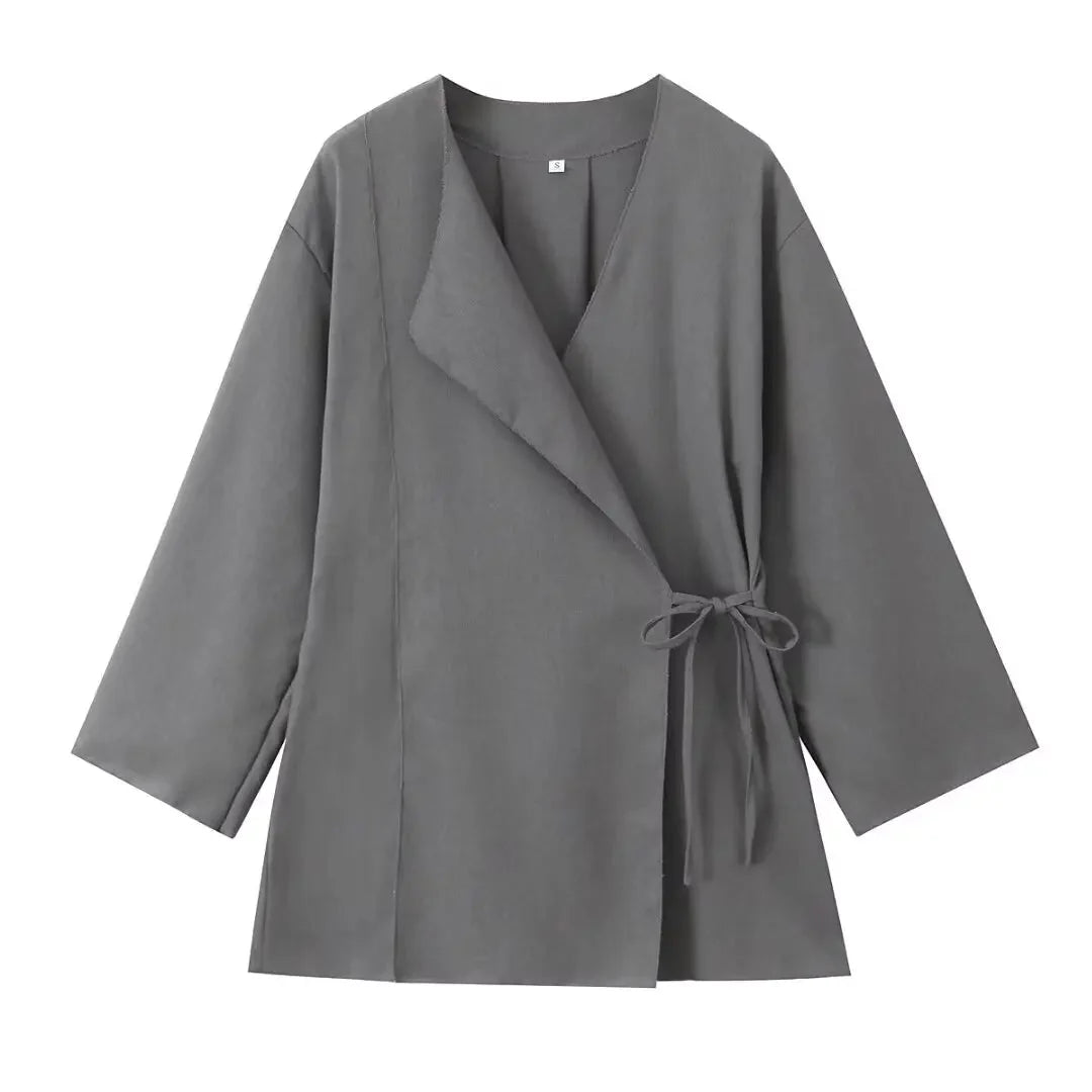 Jezebel Wickel-Bluse und Hose Set