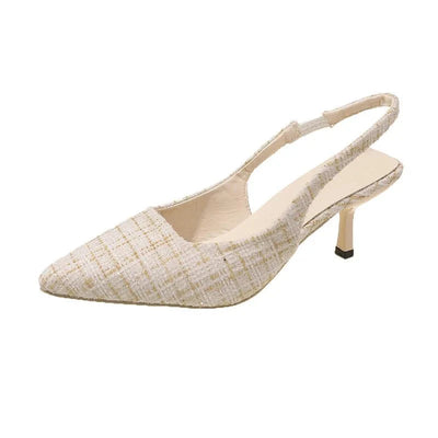 Judith Spitz Zulaufende Slingback-Absätze