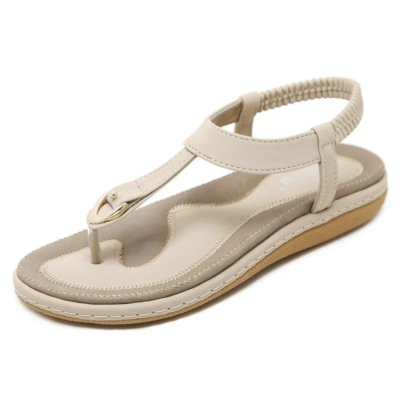 Chice, flache Damen-Sandalen für warme Tage| Lässig
