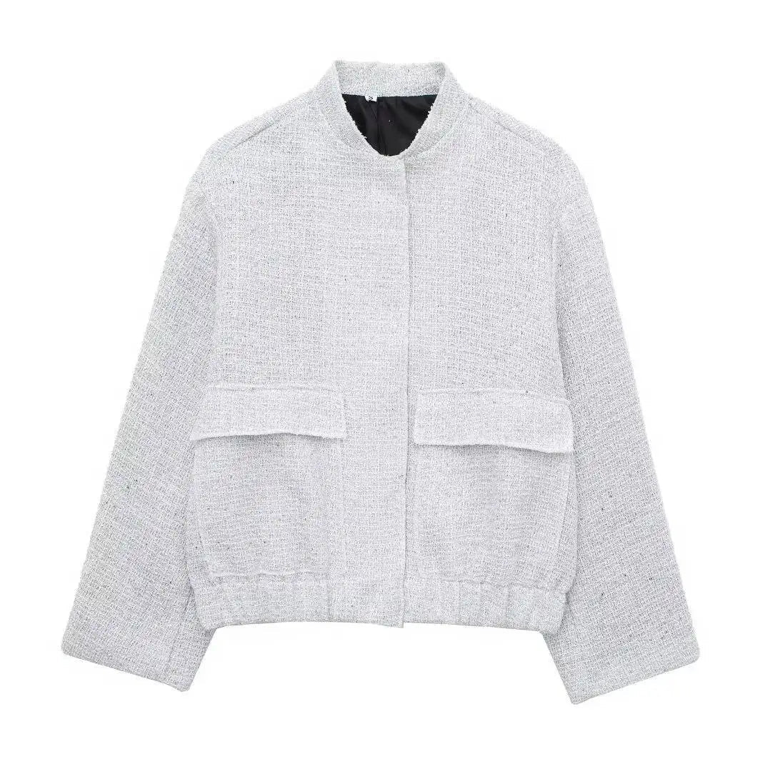 Kesia Pailletten-Bomberjacke