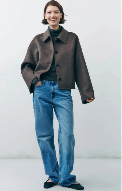 Kharla Dicker Mantel in Übergröße