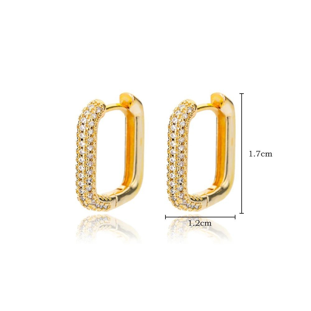 Micara - Sparkly Squares - Ohrringe