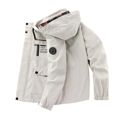 Nestor | Wasserabweisende Herrenjacke mit Karo-Futter