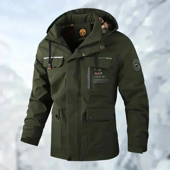 Nestor | Wasserabweisende Herrenjacke mit Karo-Futter
