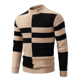 Beige und Schwarz