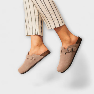 Mavira – Komfort-Slipper mit Korkfußbett