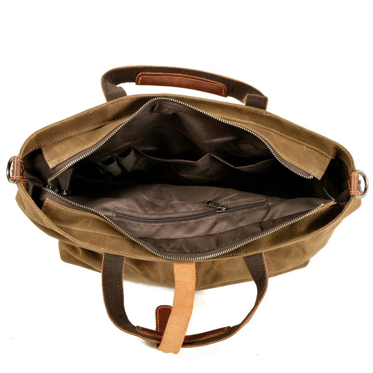 Dayton™ Vintage Schultertasche Aus Langlebigem Canvas & Leder – Unisex Mit Verstellbarem Gurt
