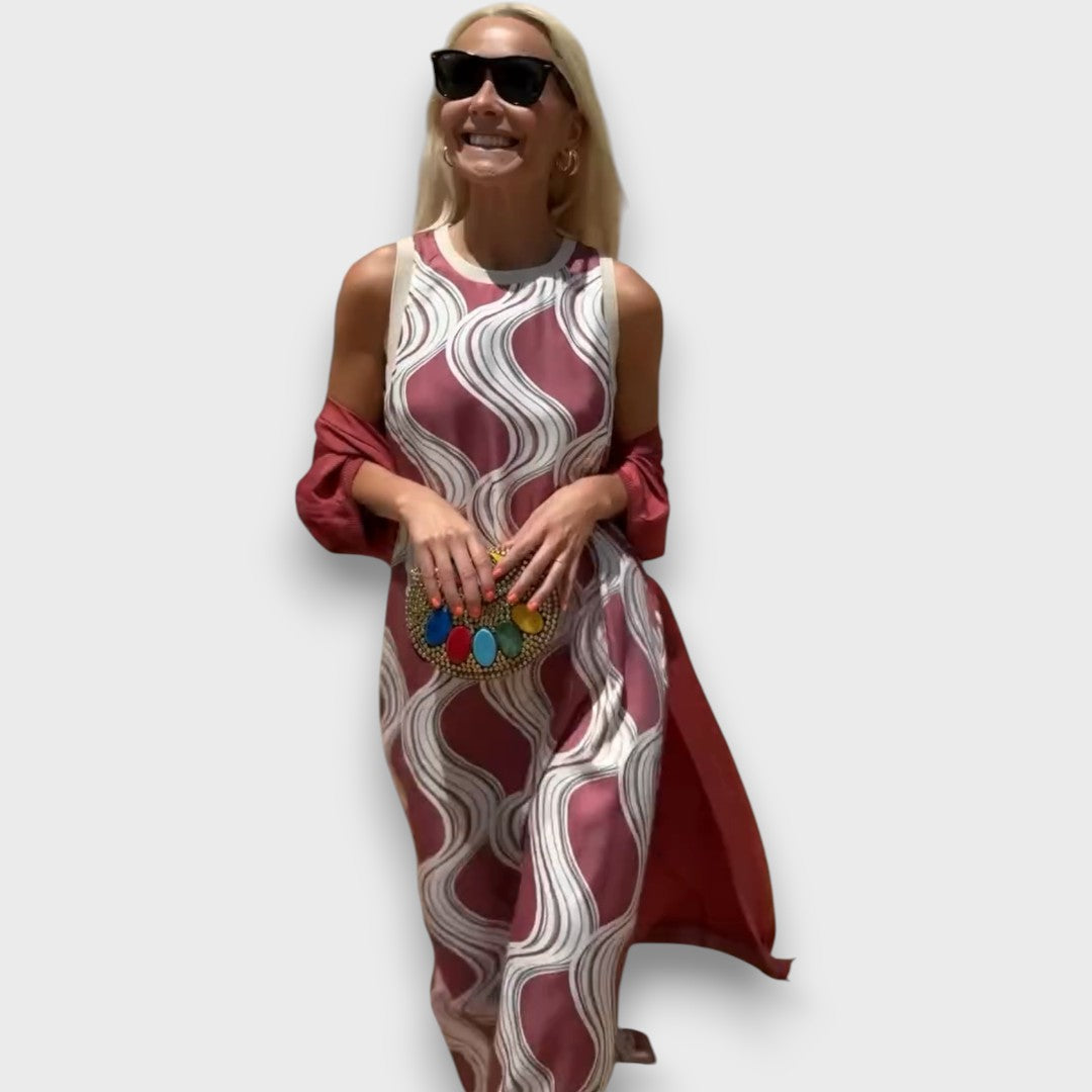 Caliera –  Maxikleid mit Cardigan