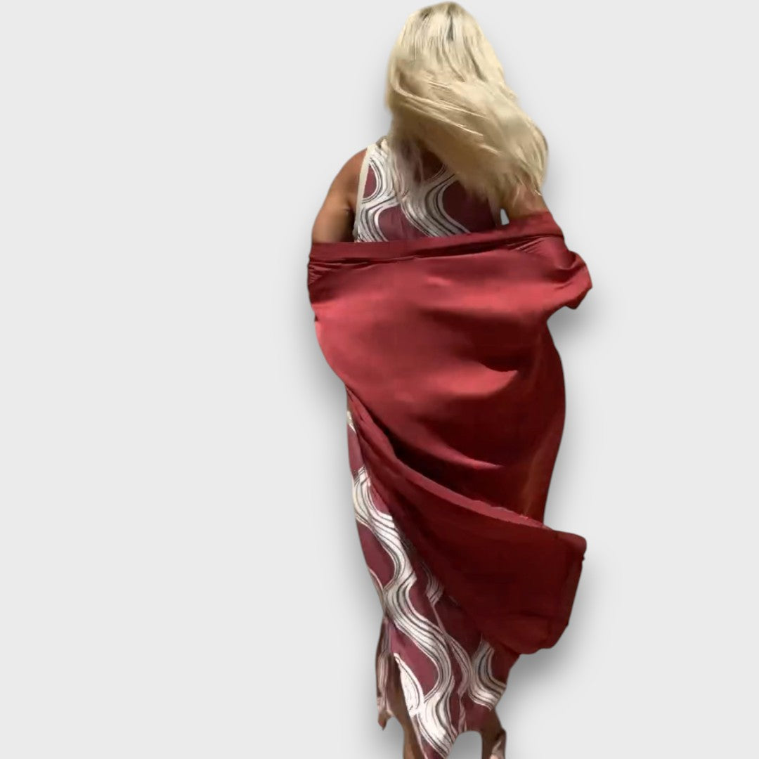 Caliera –  Maxikleid mit Cardigan