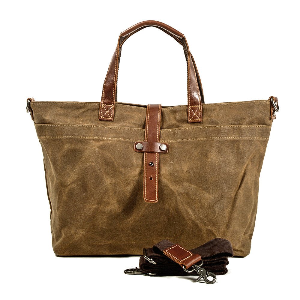 Dayton™ Vintage Schultertasche Aus Langlebigem Canvas & Leder – Unisex Mit Verstellbarem Gurt