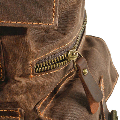 MONTREUX | Canvas Rucksack mit Kordelzug