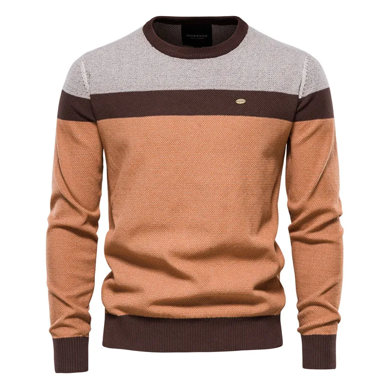 DIEGO™ Herren Rundhals Baumwollpullover – Komfortabel, Elegant