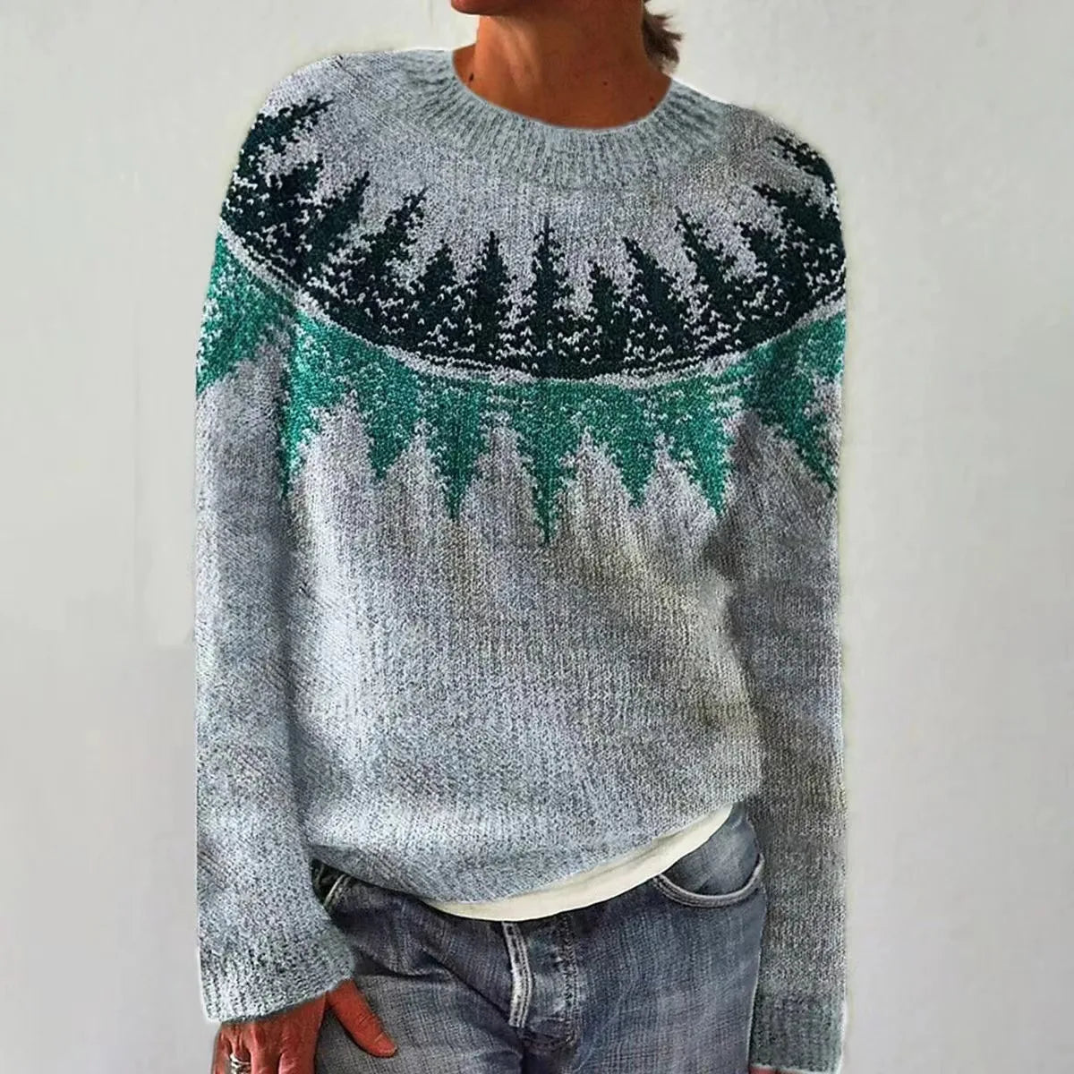 Silvia | Retro-Herbstpullover