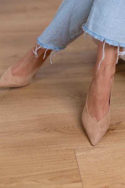 Marlena™ | Nude Slingback-Pumps mit elegantem Absatz