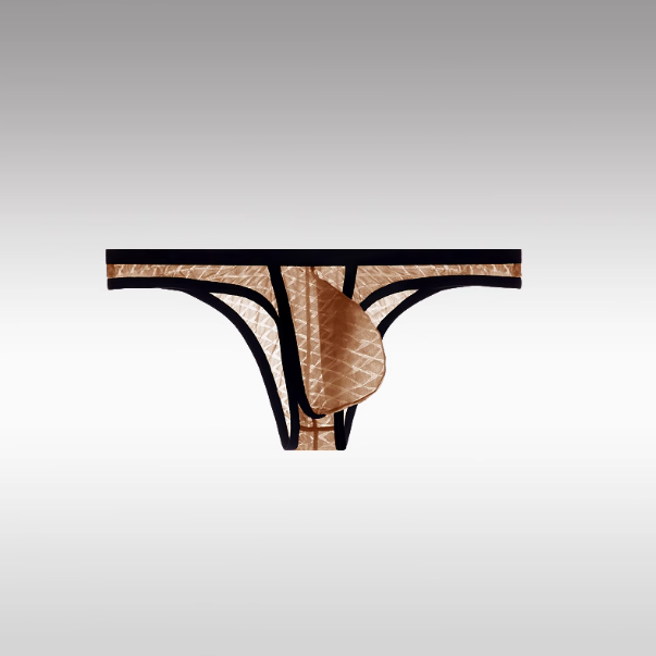 Kent | Ultradünne sexy Slips mit niedriger Taille für Männer Bikini Ice Silk Mesh Transparent