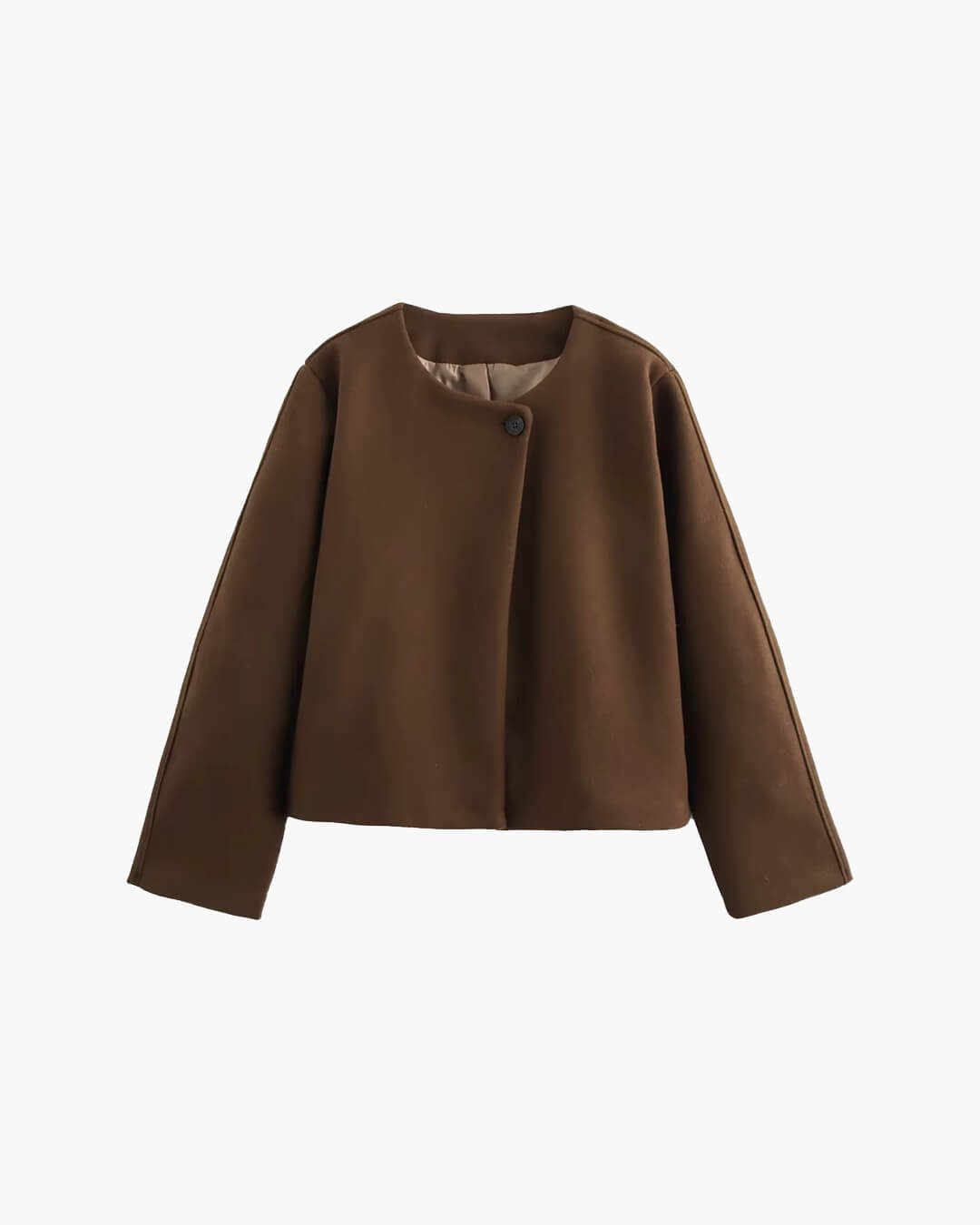 Silene | Kurzjacke Mit Rundhalsausschnitt