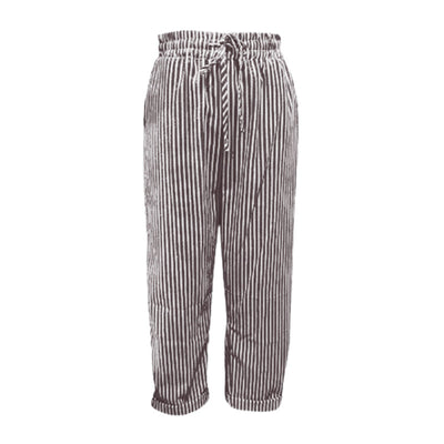 Ruby | Damen Leinen-Baumwoll-Hose Mit Streifen