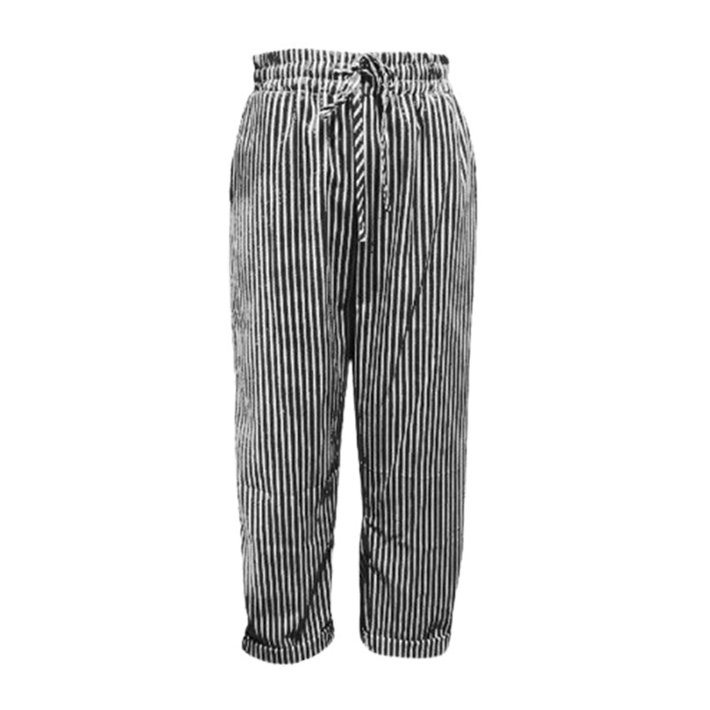 Ruby | Damen Leinen-Baumwoll-Hose Mit Streifen