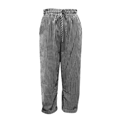 Ruby | Damen Leinen-Baumwoll-Hose Mit Streifen