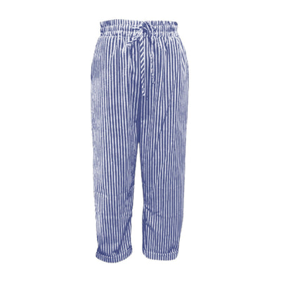 Ruby | Damen Leinen-Baumwoll-Hose Mit Streifen