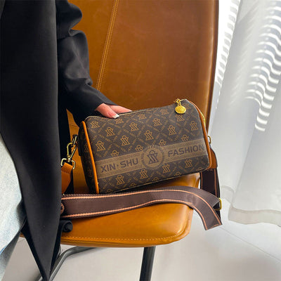 Violet | Damen Crossbody-Tasche mit Vintage-Druck