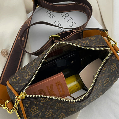 Violet | Damen Crossbody-Tasche mit Vintage-Druck