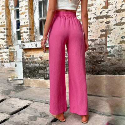 Daleyza | Damenhosen mit elastischem Hohenbund und lockerer Passform