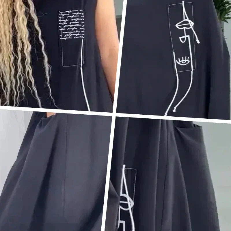 Modisches Ärmelloses Maxikleid für Damen |  Lara