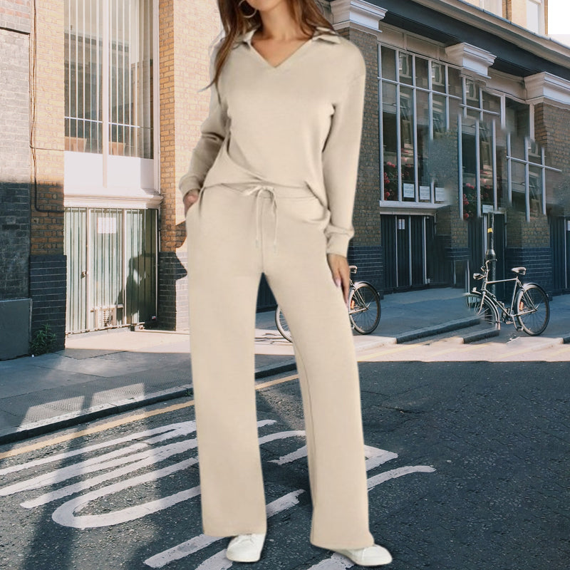 Zaire | Damen 2-teiliges Langarm-Tagesset mit langen Ärmeln