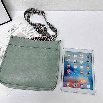 Maude | Umhängetaschen aus Leder mit bunten Riemen