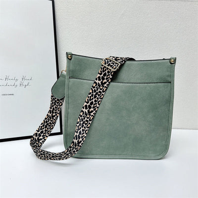 Maude | Umhängetaschen aus Leder mit bunten Riemen