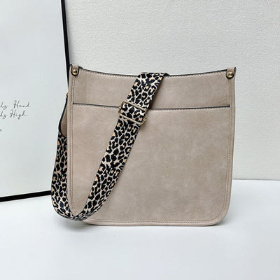 Maude | Umhängetaschen aus Leder mit bunten Riemen