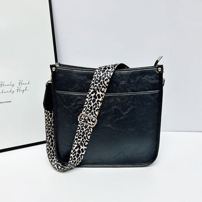 Maude | Umhängetaschen aus Leder mit bunten Riemen