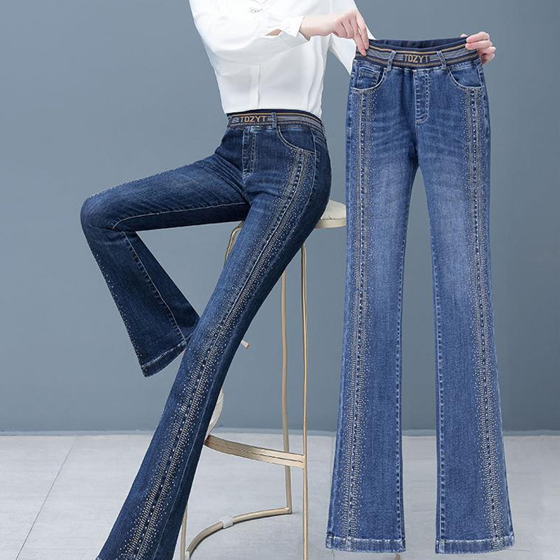 Celeste | Damen-Jeans mit hoher Taille und elastischem Bund