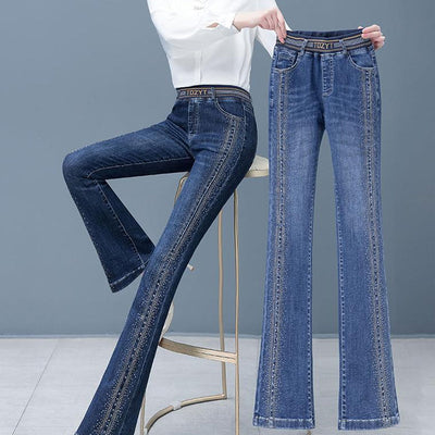 Celeste | Damen-Jeans mit hoher Taille und elastischem Bund