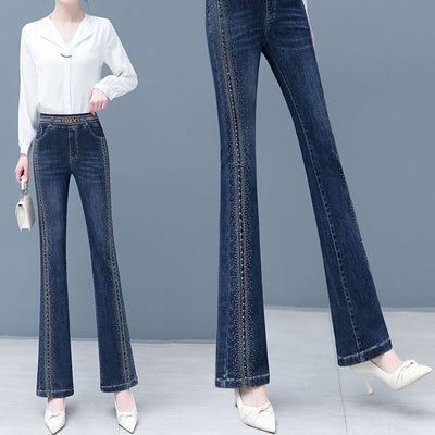 Celeste | Damen-Jeans mit hoher Taille und elastischem Bund