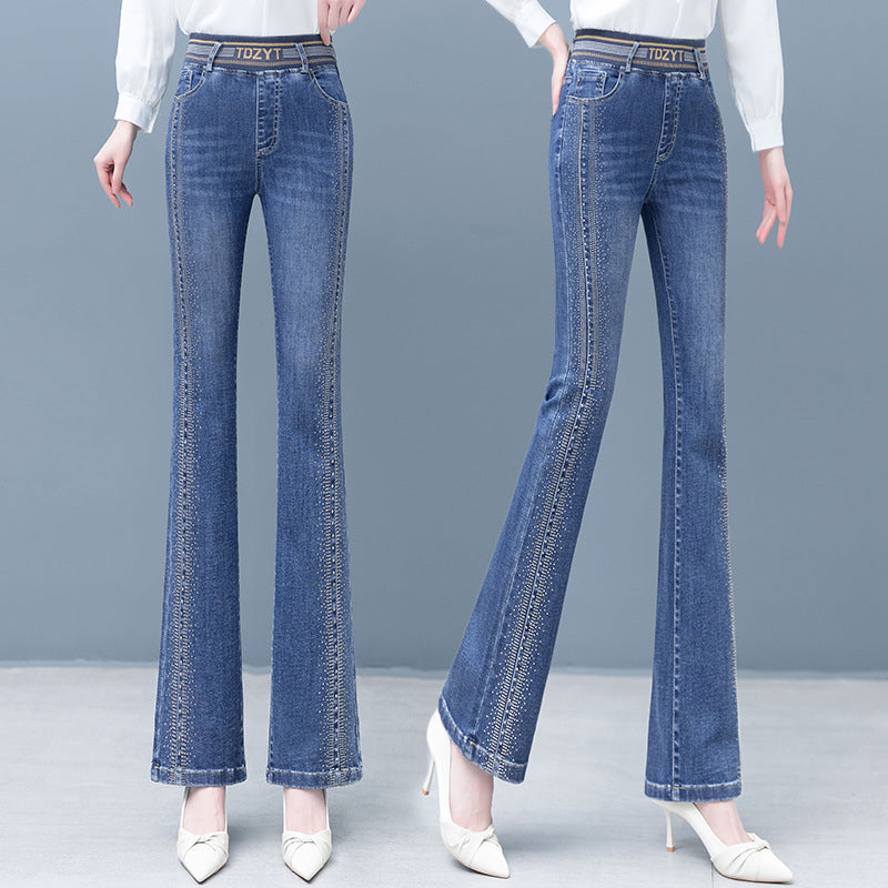 Celeste | Damen-Jeans mit hoher Taille und elastischem Bund