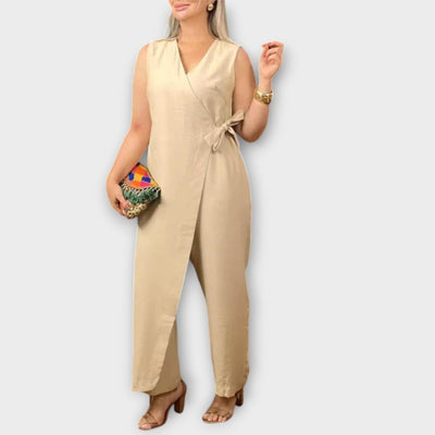 Lilianna - Eleganter Jumpsuit mit Wickelschnitt