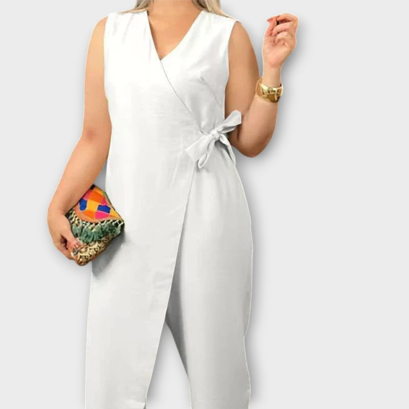 Lilianna - Eleganter Jumpsuit mit Wickelschnitt