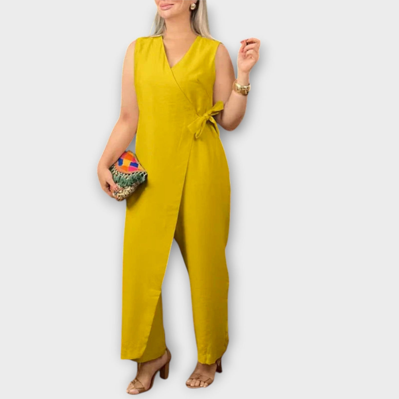 Lilianna - Eleganter Jumpsuit mit Wickelschnitt