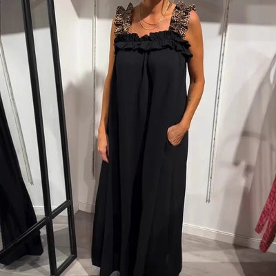 Tabea | Lässiges ärmelloses Kleid mit Taschen