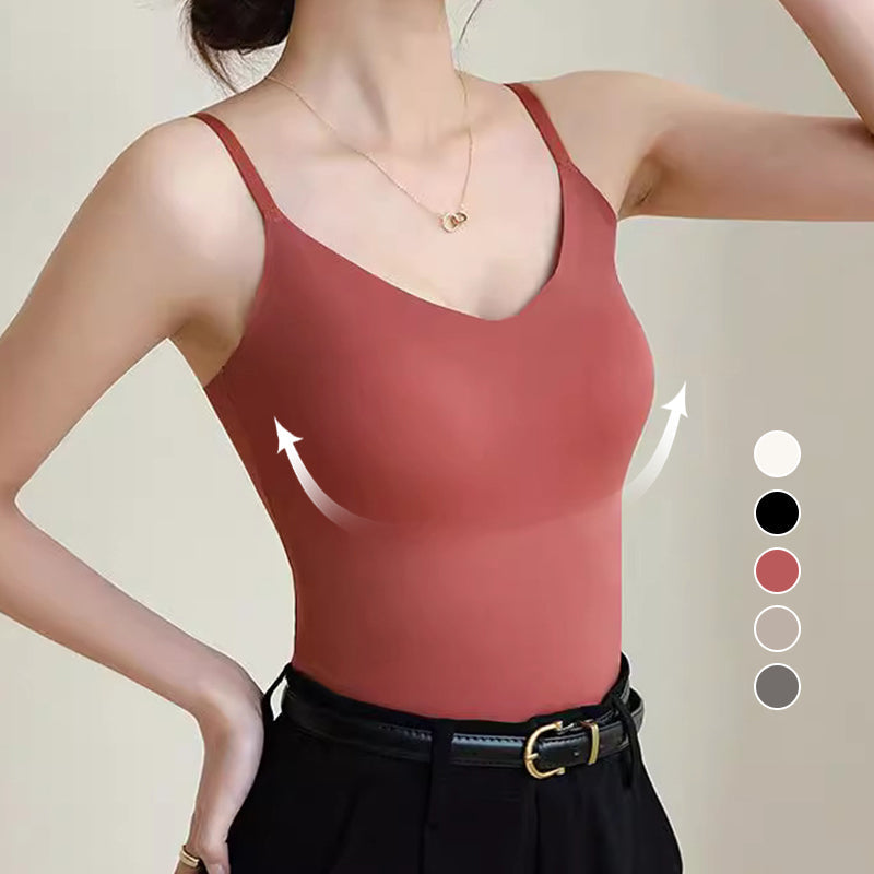 Damien | Nahtloses V-Ausschnitt-Camisol-Top für Damen