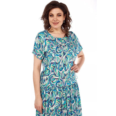 Lara | Sommerkleid mit Chiffon-Muster