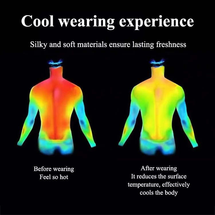 August | Stretch-Seidenhemd Ice für Herren