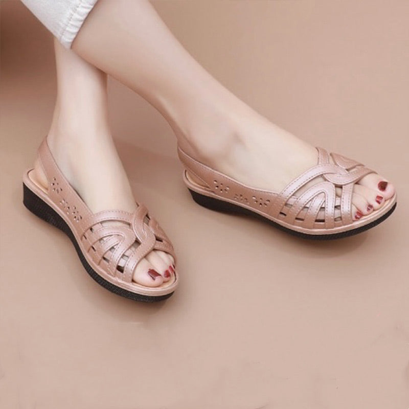 Mariam | Damenmode Sandalen mit offenem Zehenbereich