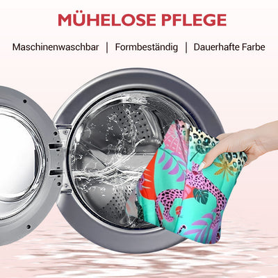 Sawyer | Lockeres, atmungsaktives Kleid mit Leopardenmuster