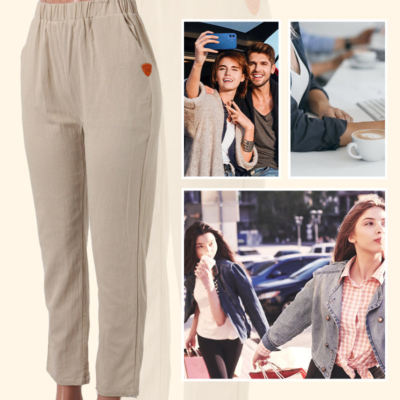 Zaid | Atmungsaktive Leinen Casual-Hosen