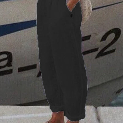 Zaid | Atmungsaktive Leinen Casual-Hosen