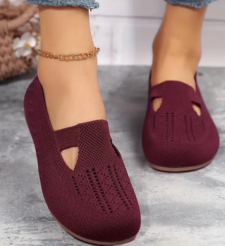 Adeline | Bequeme, atmungsaktive Strick-Schuhe für Damen zum Gehen