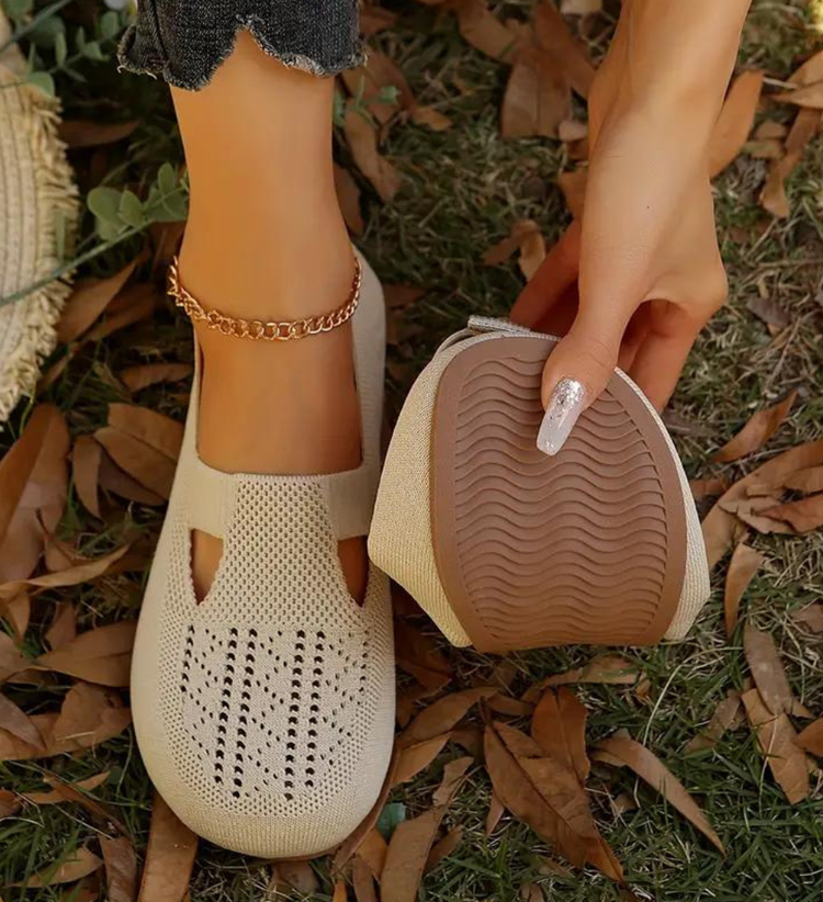 Adeline | Bequeme, atmungsaktive Strick-Schuhe für Damen zum Gehen